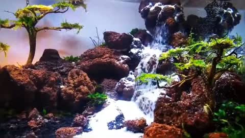 AQUASCAPE WATERFALL with LAVAROCK SEDERHANA