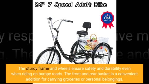 Customer Comments: Slsy Adult Folding Tricycles, 7 Speed Folding Adult Trikes, 20 24 26 Inch 3...