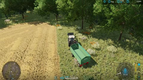 Part 39: Collecting straw | Farming Simulator 22 | Chilliwack map | Timelapse | (1080p60)