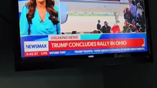 Newsmax put out a disclaimer after the rally