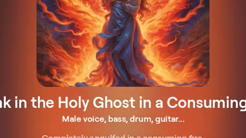 Drunk In The Holy Ghost in a Consuming Fire - song