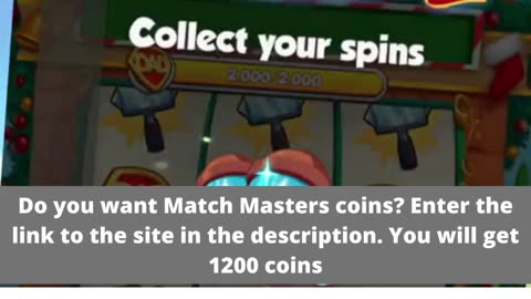 Get 15,000 Match Masters coins for free