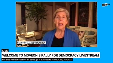 Desparate Panic sets in as Dem Warren Claims GOP candidates are Insurrectionists