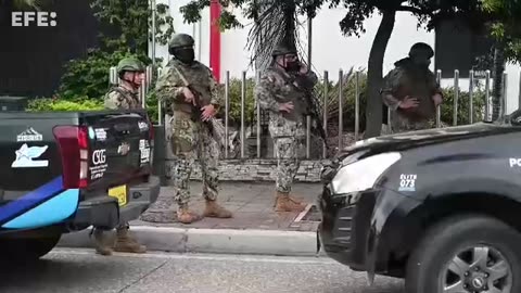 1.- Trece detenidos, armas y material explosivo en incursión armada a un canal en Ecuador