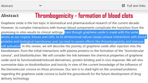 ( VAX - GRAPHENE OXIDE ) 99% of what's in the shots - DEADLY !!!