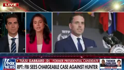 Tulsi Gabbard Goes Off, SLAMS The Biden Crime Family After Plans Leak To Charge Hunter