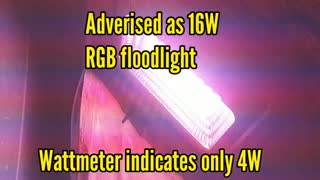 .. Therapy floodlight. Only 4 watts not 16W advertised.