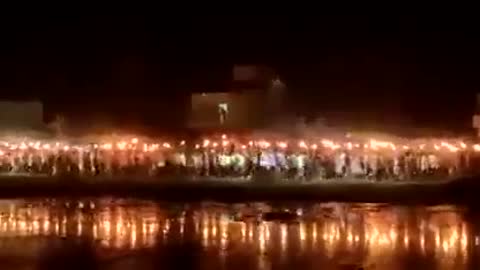 Diwala Torches in Tripura - Hindus celebrate with valour. No more persecution.