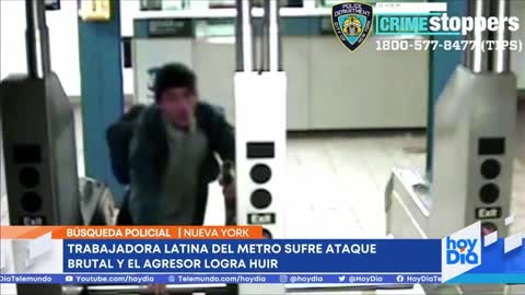 Una trabajadora latina del metro sufre una brutal agresión | Noticias Telemundo