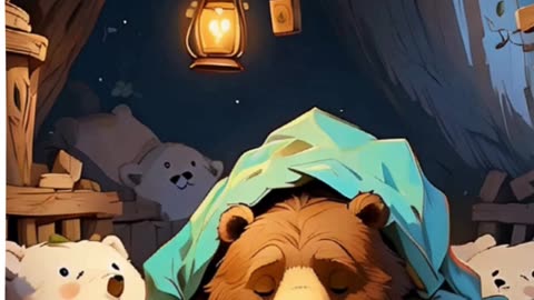 "🐻 Bartholomew's Dream Den Adventure! #AIArt #AnimalArt 🎨"