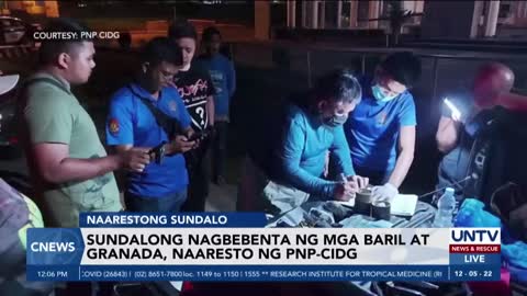 Sundalong nagbebenta ng mga baril at Granada, inaresto ng PNP-CIDG