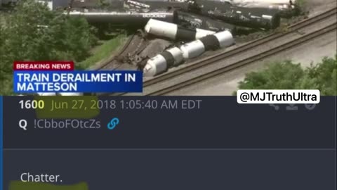 Train derails in Matteson, Illinois Causing Mandatory 'long-term' Evacuations for a Leak