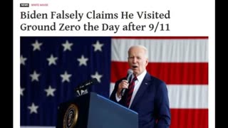 Joe biden busted lying about 9/11