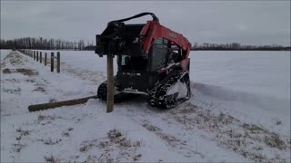 Snow Fencing... "The Cowboy Way"