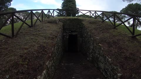 The Etruscan Tomb of Montecalvario - A Short Tour