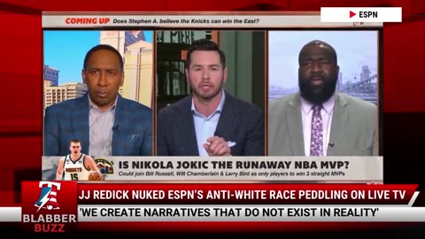 JJ Redick Nuked ESPN’s Anti-White Race Peddling On Live TV