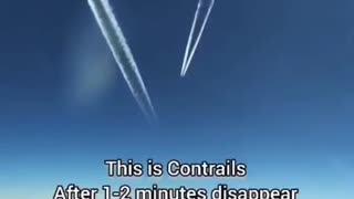 Contrails vs chemtrails