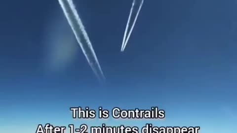 Contrails vs chemtrails