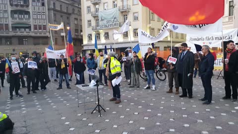 Dati-va jos mastile, dati jos mastile - Protest Timisoara 8 Noiembrie