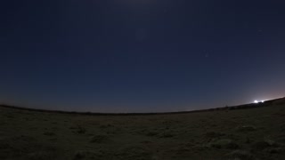 Night lapse over Portsmouth. At Farlington Marshes.