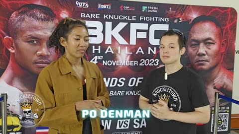 Po Denman vs Fani Peloumpi The Battle for the Title in BKFC Thailand 5 at Bare Knuckle Event BKFC