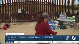 Volunteers continue providing services at the border