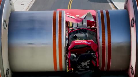 Car 2 Giant Bollard Crashes - BeamNG Drive