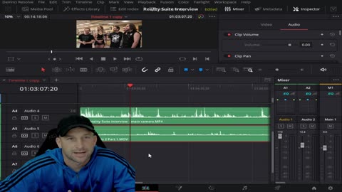 DaVinci Resolve Quick Easy Steps on How to Combine Multi Camera Sound Settings