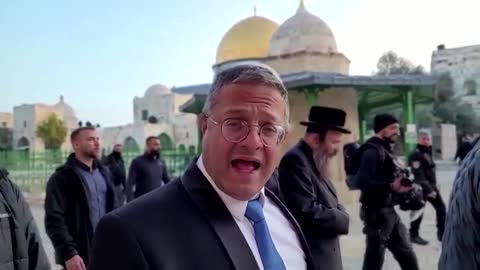 Ben-Gvir talks tough on Hamas at Jerusalem holy site