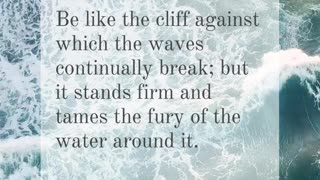 Be Like the Cliff