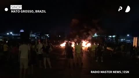 Protesters block road after Bolsonaro's defeat in Brazil | AFP