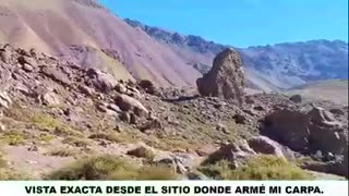 Lugar de la tragedia de los Andes - Valle de las Lágrimas