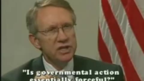 Former Senator and Lawyer Harry Reid confirming income tax is Voluntary