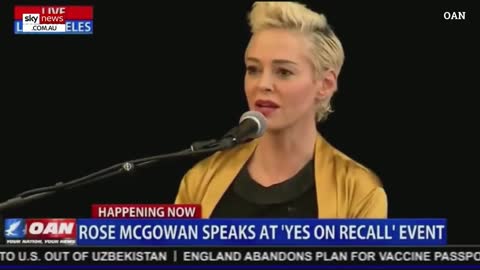 Rose McGowan labels Gavin Newsom a ‘fraud’ as she endorses Larry Elder for governor