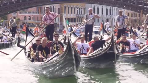 Beautiful scenes as venezia Fc celebrates promotion