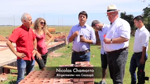 Besuch beim Bürgermeister von Caazapa Paraguay