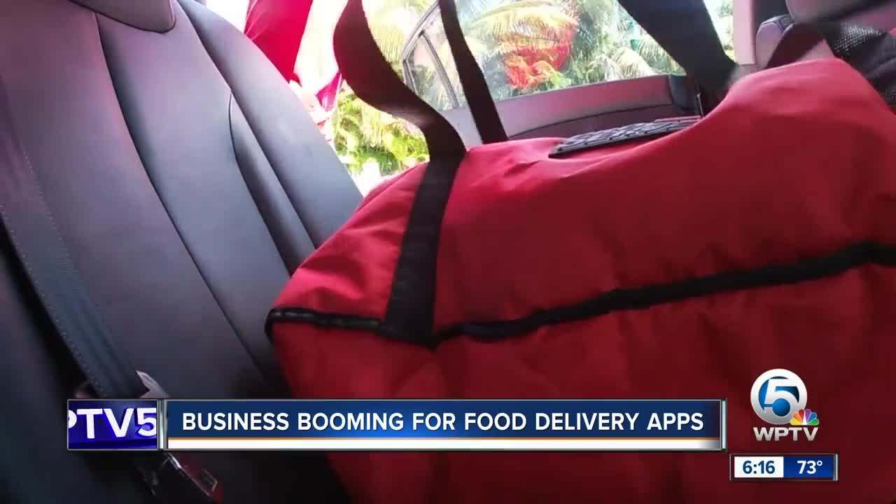 Food delivery apps growing in popularity, including Delivery Dudes of Delray Beach