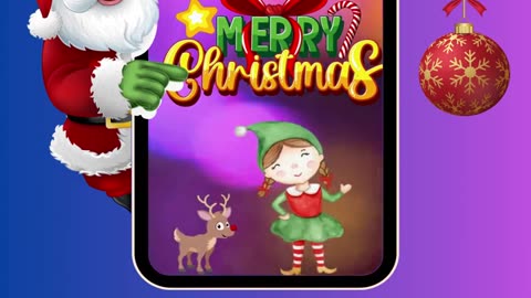 Animated Christmas e-card