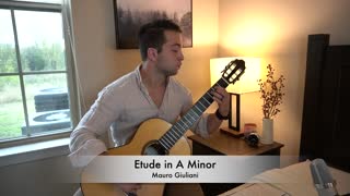 Etude in A Minor by Mauro Giuliani | Classical Guitar by Kyle Phaneuf