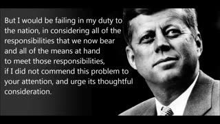John F Kennedy 1961 {WARNING ABOUT THE MEDIA}