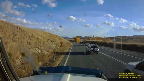 Car Performs Risky Pass