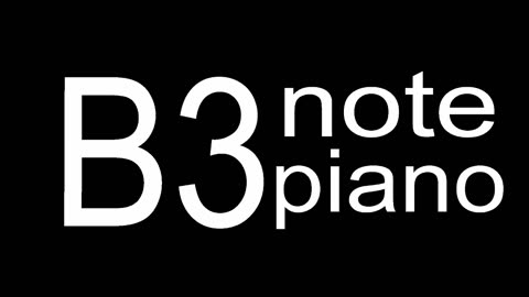 B3 Piano Note