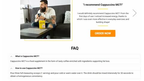 Cappuccino MCT simple weight loss