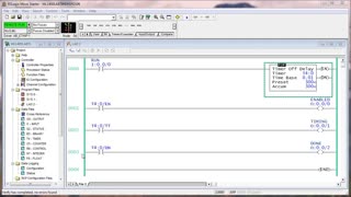 B12 - Learn PLC RSLogix500 - TOF Instruction - PLC Professor