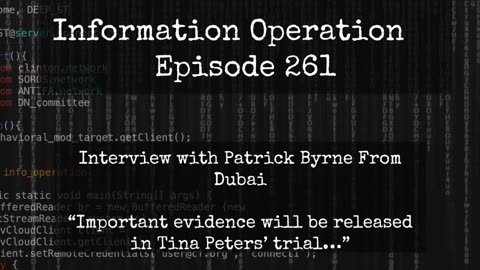 IO Episode 261 - Patrick Byrne - Election Fraud Reveals 7/31/24