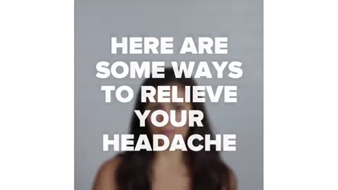 7 Pressure Points To Relieve Your Headache