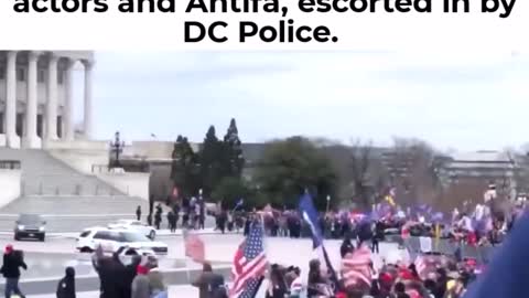Antifa, Capitol Police, FBI & LARPers Party at the Capitol J6