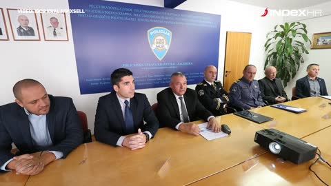 Konferencija policije o zapljeni droge u akciji Pollos