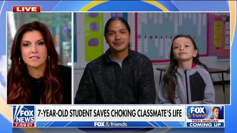 Heroic 7-year-old saves choking classmate: 'You have to save everybody in life'