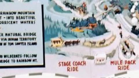 Rainbow Mountain Stage Coach--Disneyland History--1950's--TMS-504